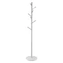 Coat Rack, Freestanding Coats Rack Stand with Stable Marble Base & 8 Hooks, Free Standing Hall Coat Tree for Entryway, Bedroom, 