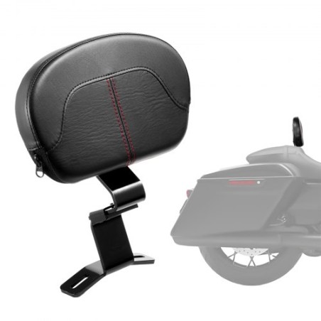 Motorcykel ryglæn sissy bar til Harley-Davidson turnerer 310 mm