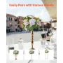 Flower Ball Arrangement Bouquet 10PCS, 240 mm Diameter Artificial Flower Balls Wedding Table Centerpieces, Faux Rose Arrangement