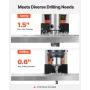 magnetisk borepresse, 1200 W, 38 mm borediameter, 10000N Power