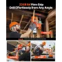 Magnetic Drill Press, 1200 W, 38 mm Boring Diameter, 10000N Power Mag Drill Press, 900 RPM Speed, with Weldon Shank, Efficient C