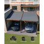 Pergola Kit, 4x4 tommer 4-vejs skrå beslag til 92 x 92 mm