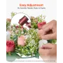 kunstig rosenkrans, 340 mm diameter imiteret blomsterkrans med