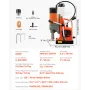 Magnetic Drill Press, 1350 W, 50 mm borediameter, 12500N Power