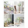 Flower Balls Arrangement Bouquet 10 PCS, 240 mm Diameter Artificial Flower Balls Wedding Rose Centerpieces, Faux Flowers Arrange