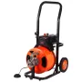 Drain Cleaner Machine Electric Drain Auger 75 ft x 1/2 i Auto