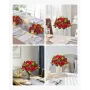 blomsterkugler arrangement buket 10 STK, 240 mm bryllup røde