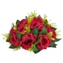 Flower Balls Arrangement Bouquet 10 PCS, 240 mm Wedding Red Roses Centerpieces, Fake Flowers Kissing Balls Decor Artificial Flor
