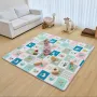 VEVOR Baby Play Mat, 71""x79"" Extra Large Baby Crawling Mat, Non-Slip One-Piece Foam Baby Playmat, Foldable Reversible Floor Ma