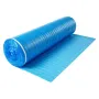 VEVOR Floor Underlayment 18.6 m²/Roll, 3-in-1 3 mm Thick Flooring Padding with Tape & Vapor Barrier, Heavy Duty EPE Foam with Bl