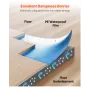 Floor Underlayment 27.9 m², 3-in-1 3 mm Thick Flooring Padding with Tape & Vapor Barrier, Heavy Duty EPE Foam with Blue PE, Soun