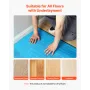 VEVOR Floor Underlayment 27.9 m², 3-in-1 3 mm Thick Flooring Padding with Tape & Vapor Barrier, Heavy Duty EPE Foam with Blue PE