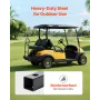 Golf Cart Grab Bar, 450 x 235 x 905 mm, Compatible with Most Golf Carts with Metal Footplates, No Modification Needed, 27.5 to 3