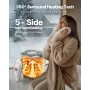 Towel Warmers for Bathroom, 25 L Towel Warmer Bucket with Auto Shut Off for Spa Fits up to 5 Oversized Bath Towels, Blankets, Cl