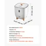 Towel Warmers for Bathroom, 25 L Towel Warmer Bucket with Auto Shut Off for Spa Fits up to 5 Oversized Bath Towels, Blankets, Cl