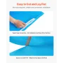 Floor Underlayment 55.8 m², 3-in-1 2 mm Thick Flooring Padding with Tape & Vapor Barrier, Heavy Duty EPE Foam with Blue PE, Soun