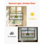 Farvet glas vinduespanel, 810 x 433 mm, Tiffany Style hængende
