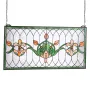 Farvet glas vinduespanel, 810 x 433 mm, Tiffany Style hængende