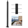 Cable Railing Post 42x2x2 Inch Pre-Drilled Post 1JZLGZXHS106AWJO6001V0