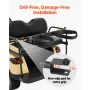 VEVOR Golf Cart Bag Holder, 1370 x 195 x 60.5 mm, Compatible with Most 2+2 Golf Cart Rear Seat with 1.2-Inch Square Tubes, Adjus