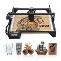 Laser Engraver Laser Engraving Machine 20W Compressed Spot Eye Protection