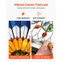Stained Glass Window Panel, 913 x 465 mm, Tiffany Style