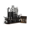 Cocktail shaker sæt 23 pcs bartender kit rustfrit stål bar værktøjer sølv