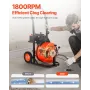 Drain Cleaner Machine Electric Drain Auger 100 ft x 1/2 i Auto