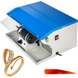 Jewelry Polishing Machine Buffing Machine Benchtop Jewelry Polishing Tool Dust Collector Buffing Table Top Jewelry Buffer