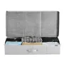 Under Bed Storage with Lids, 805 x 405 x 155 mm, 48L Large Underbed Clothes Storage Containers, Low Profile Gray Under Bed Drawe