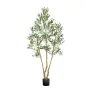 VEVOR 210cm Artificial Olive Tree with Black Pot, Tall Fake Tree with Natural Wood Trunk & Realistic Green Leaves and Fruits, In