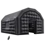 VEVOR Inflatable Nightclub, 6 x 5 x 3.66 m Inflatable Party Tent with 680W Blower & Sandbag, Ventilated Blow up Night Club with 