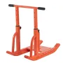 Weight Sled, Steel Power Sled, Fitness Training Sleds for Athletic Exercise Speed Improvement, Workout Equipment with Adjustable
