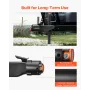 Trailer Lock, Fits 50.6 & 58.6 mm Straight Tongue Ball Couplers, Heavy Duty Hitch Lock with 3 Keys Secures Security Chains, Anti