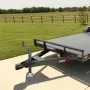 Trailer Lock, Fits 50.6 & 58.6 mm Straight Tongue Ball Couplers, Heavy Duty Hitch Lock with 3 Keys Secures Security Chains, Anti