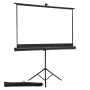 VEVOR Projector Screen with Stand, 60 Inch 160° Wide Angle Indoor Outdoor Projection Screen, 16:9 4K HD Wrinkleless Portable Tri