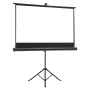 Projector Screen with Stand, 60 Inch 160° Wide Angle Indoor Outdoor Projection Screen, 16:9 4K HD Wrinkleless Portable Tripod Sc