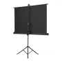 Projector Screen with Stand, 60 Inch 160° Wide Angle Indoor Outdoor Projection Screen, 16:9 4K HD Wrinkleless Portable Tripod Sc