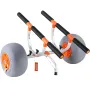 Heavy Duty Kayak Cart, 158.8 kg Load Capacity, Foldable Canoe Trolley Cart with 30.5 cm Tires, Adjustable Carrier Width & Nonsli