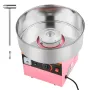 VEVOR Candy Candy Machine Commercial, 1000 W elektrisk Candy Floss Maker, nem brug med 38 cm rustfri stålskål og sukkerske