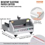VEVOR Electric Paper Cutter, 13" /330.2mm Cutting Width, 1.57"/40mm Cutting Thickness, Desktop Paper Cutting Machine with Button