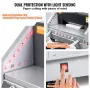 VEVOR Electric Paper Cutter, 13" /330.2mm Cutting Width, 1.57"/40mm Cutting Thickness, Desktop Paper Cutting Machine with Button