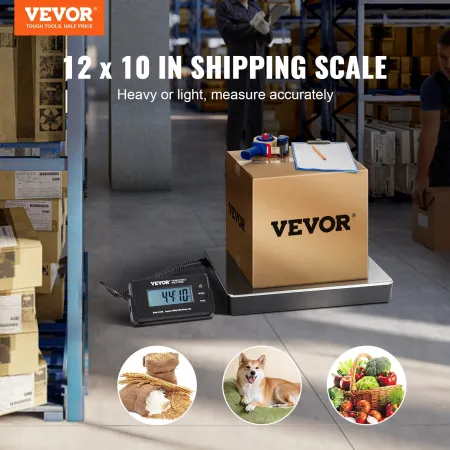 Shipping Scale Digital Postal Scale 199.6 kg x 48 g, AC/DC Package LCD