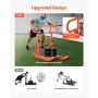 Weight Sled, Steel Power Sled, Fitness Training Sleds for Athletic Exercise Speed Improvement, Workout Equipment with Adjustable