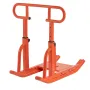 Weight Sled, Steel Power Sled, Fitness Training Sleds for Athletic Exercise Speed Improvement, Workout Equipment with Adjustable