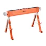 VEVOR Saw Horses, 2 Pack Folding Work Horses, 816.5 kg Load Capacity Sawhorse with Heavy Duty Legs, Adjustable Height Saw Horse 