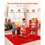 Kids Supermarked Legesæt, Trælegebutik med indkøbspose, Kids