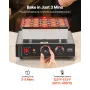Mini Pancake Maker, 25PCS 43mm Diameter Dutch Muffin Waffle Baker, Non-stick Stainless Steel Poffertjes Grill, Commercial Electr