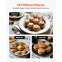 VEVOR Mini Pancake Maker, 25PCS 43mm Diameter Dutch Muffin Waffle Baker, Non-stick Stainless Steel Poffertjes Grill, Commercial 