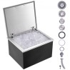 28 "X16" X17 "Drop in is Chest Ice Cooler Ice Bin Rustfrit stål m/dækning